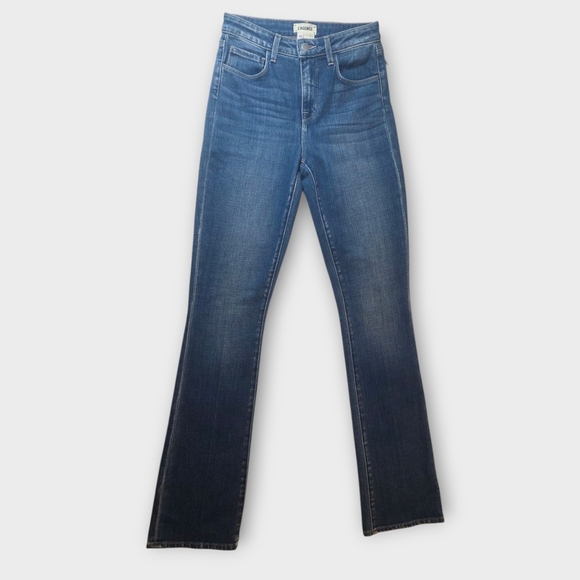 L'AGENCE Dark Blue Straight Jeans - Picture 2 of 10